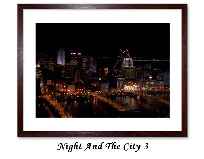 Night And The City Framed Print
